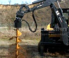 Продам шнековые буры для экскаваторов-погрузчиков, мини-экскаваторов
