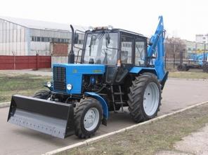 Экскаватор-бульдозер на базе трактора МТЗ-82.1