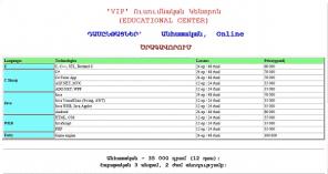 VIP EDUCATIONAL CENTER.Программирование.Обучение. Online:  C++, C#, Java, Android, WEB